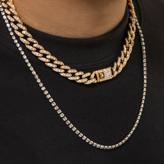 Double Color Iced Chain