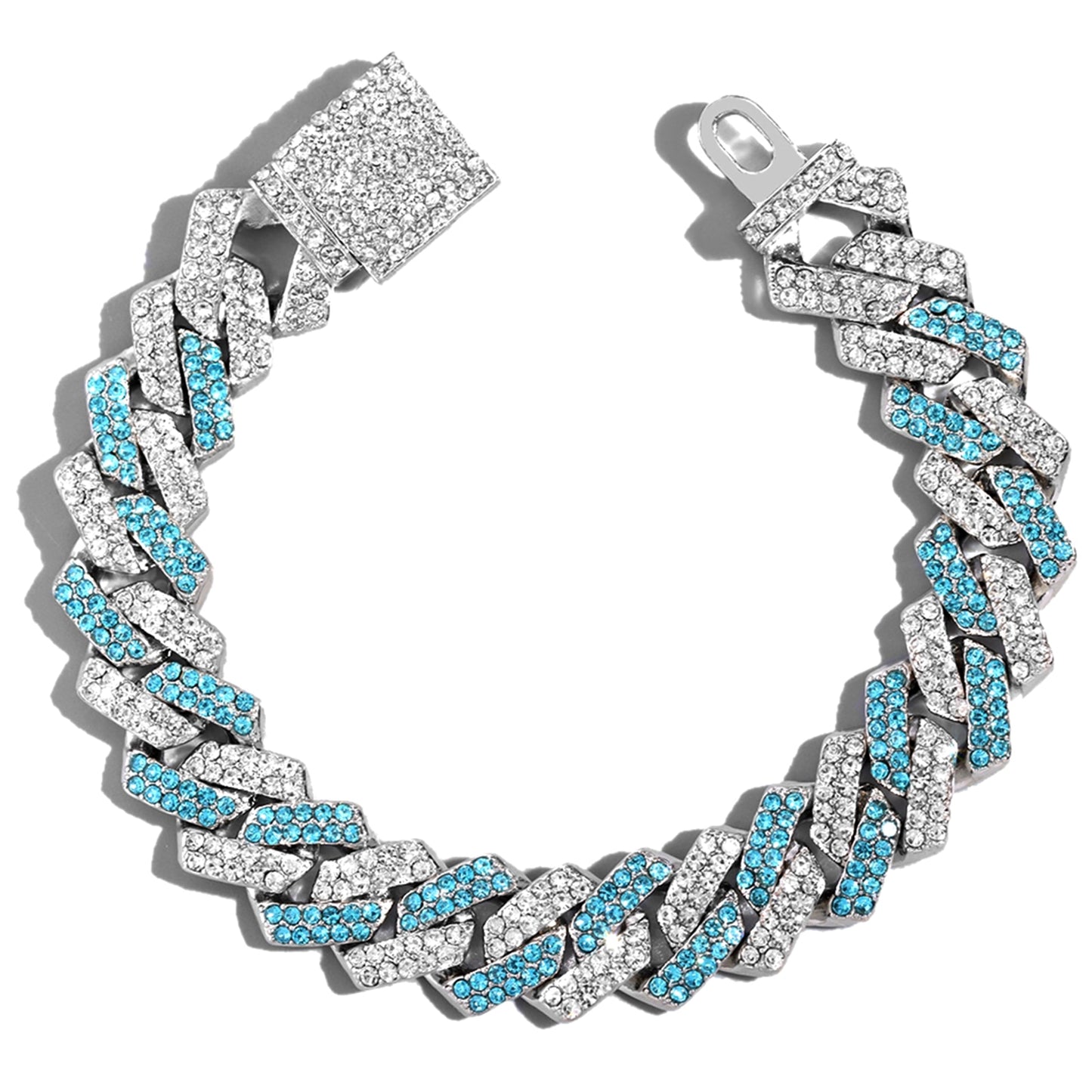 Blue Iced Bracelet